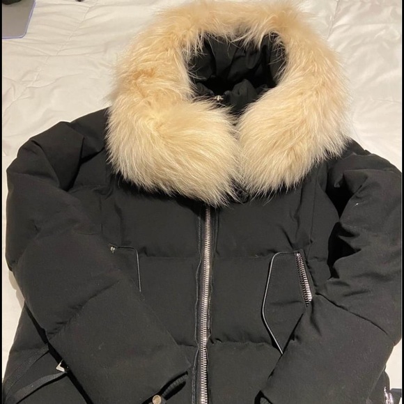 RUDSAK real leather and fur winter coat size XS - Picture 2 of 12